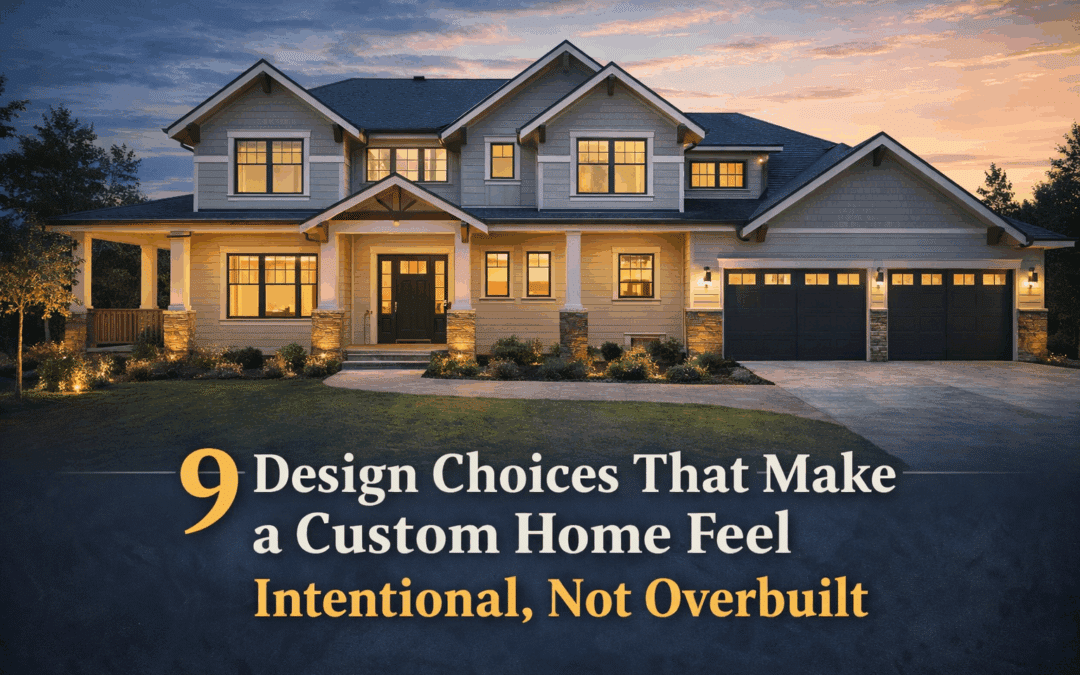 Custom Homes That Feel Intentional