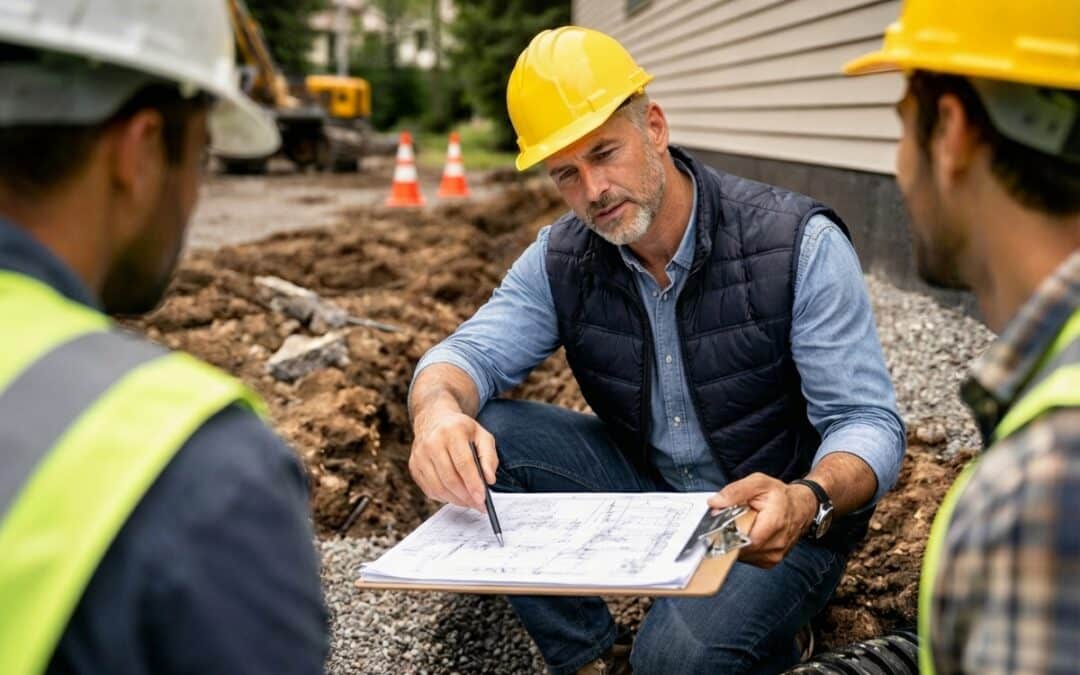 Site servicing constraints grading drainage and access issues that change feasibility