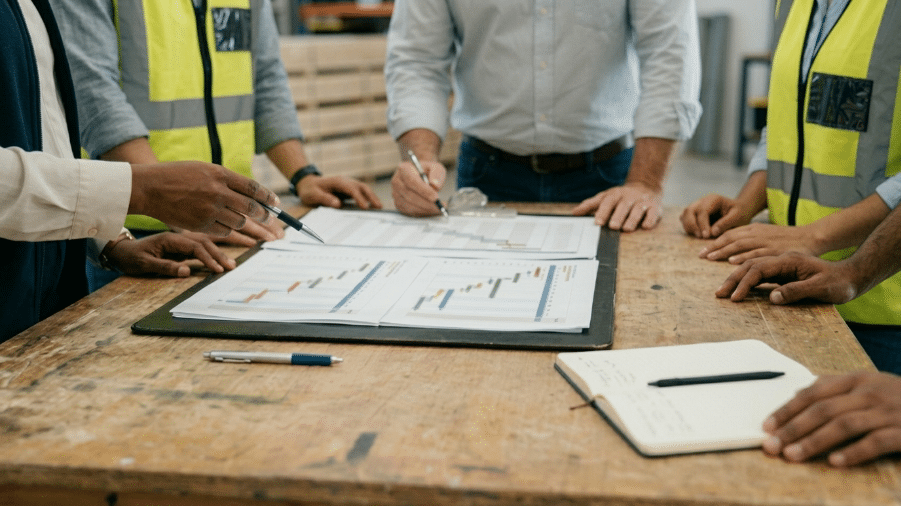Commercial Scheduling: Phasing Work While Keeping Operations Functional